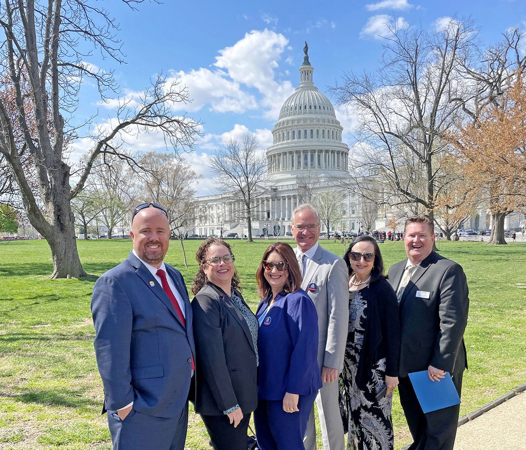 A delegation of ACSA principals attended an advocacy event in Washington, D.C.