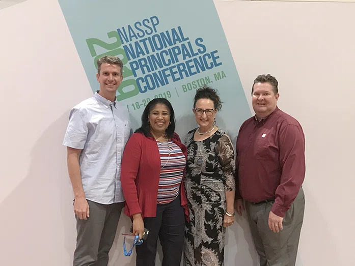 ACSA’s delegation members and honorees at NASSP’s National Principals Conference in Boston.
