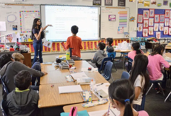A Math Circles enrichment program in Arcadia Unified School District.