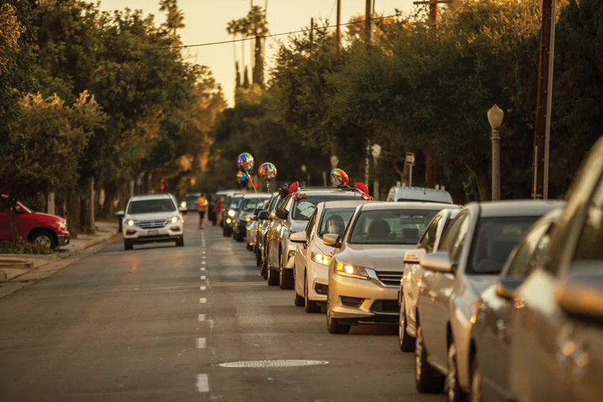 Pasadena USD educators were honored with a car parade on Nov. 17. 