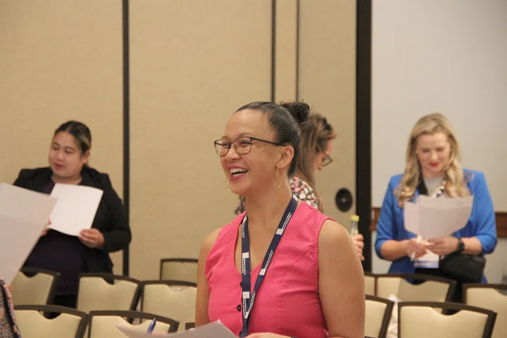 A session at the 2024 Women in School Leadership Forum.