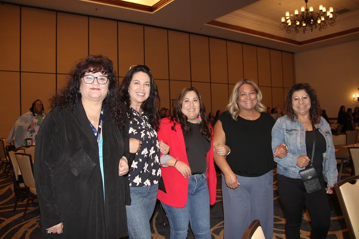 Attendees in the closing session.