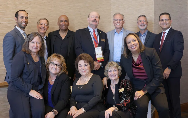 Former ACSA presidents with Rafael Plascencia and Edgar Zazueta.