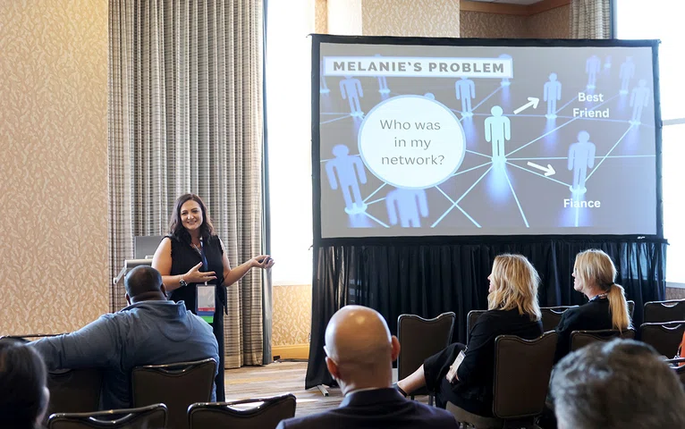 Melanie Matta presents on extending collaborative networks for bold leadership.