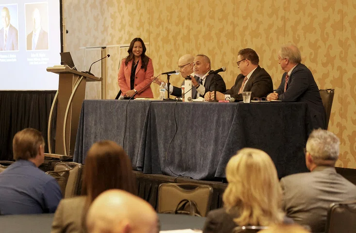 A panel presentation during the Negotiations Collaborative pre-conference workshop.