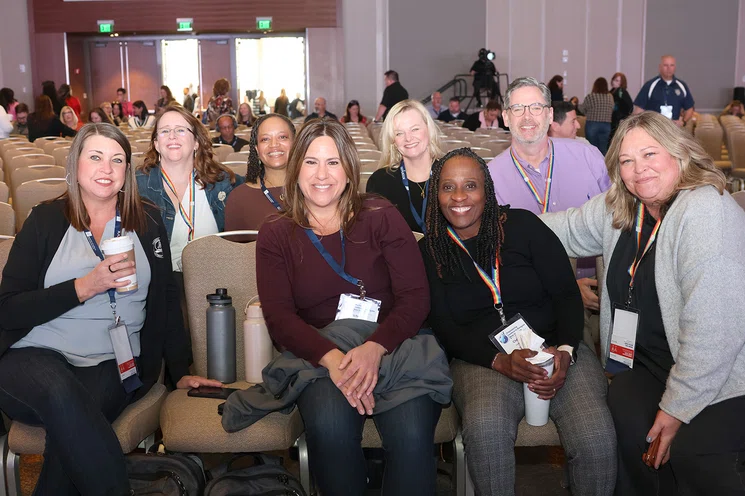 A group of attendees from the Orange County Department of Education.