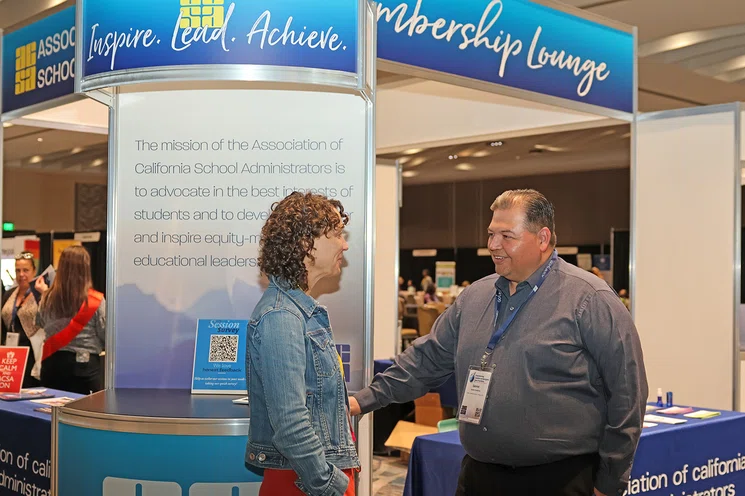 Attendees stop by the ACSA Membership Lounge.