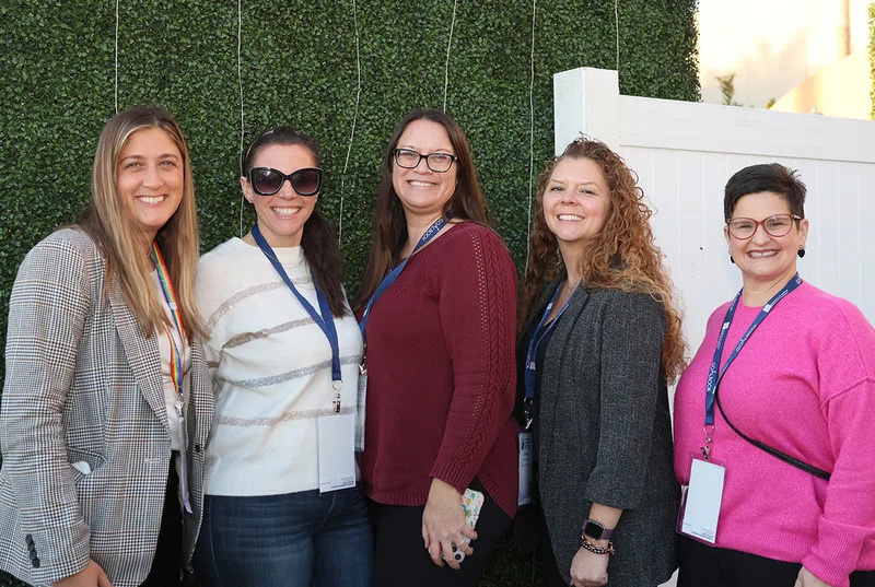 Attendees during the day one welcome reception.