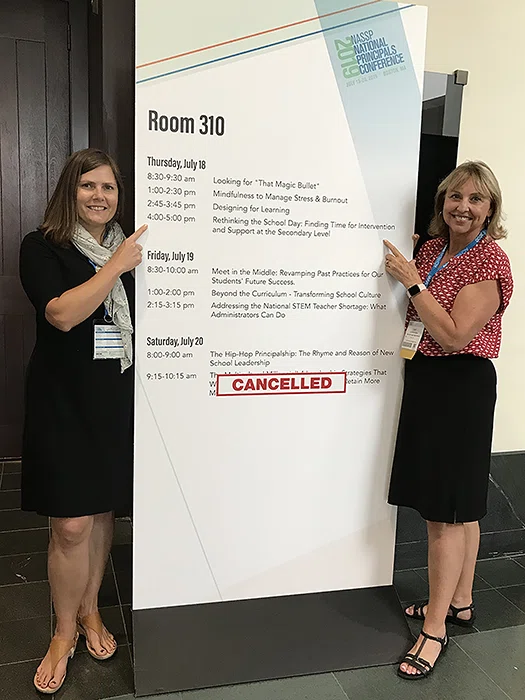 ACSA Region 3 members Kimberly Moore and Lori Emmington co-presented on equity.