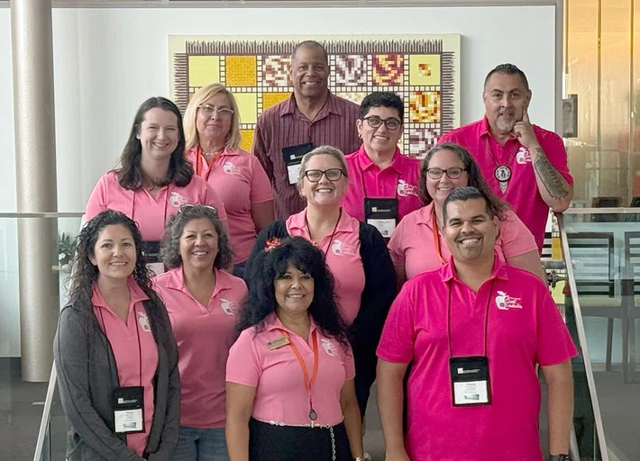 The team lead by Maria Thompson, bottom center.