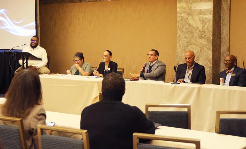 A panel discusses the California Administrators' Equity Alliance.
