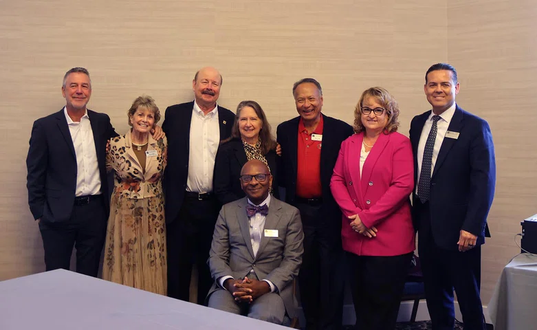 Former presidents of ACSA gather for a meeting.