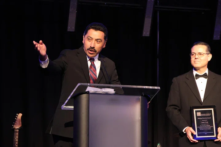 Valuing Diversity Award winner Juan Cruz.