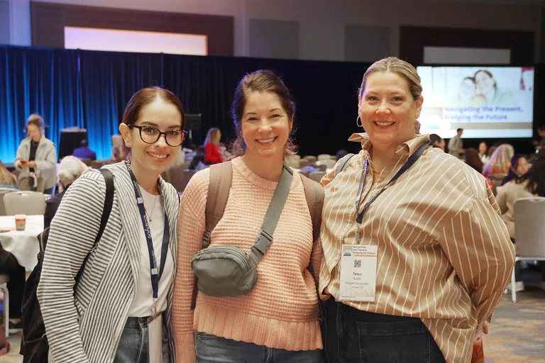 Attendees before the closing keynote.