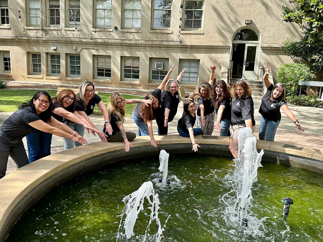 Participants “dive in” to their leadership journey.