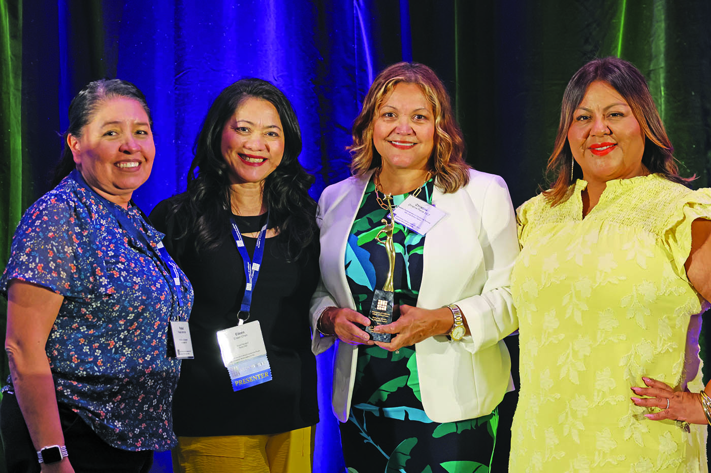 Dr. Christina Pierce (third from left) was named ACSA’s 2026 Exemplary Woman in Education. 