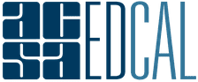 ACSA EdCal logo.