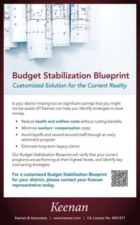 Keenan ad for Budget Stabilization Blueprint.