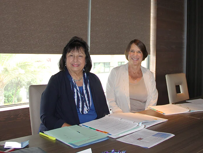 Carmella Franco and Cindy Frazee held mock interview sessions with attendees.